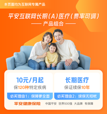 平安e生保-长期医疗（10年保证续保）